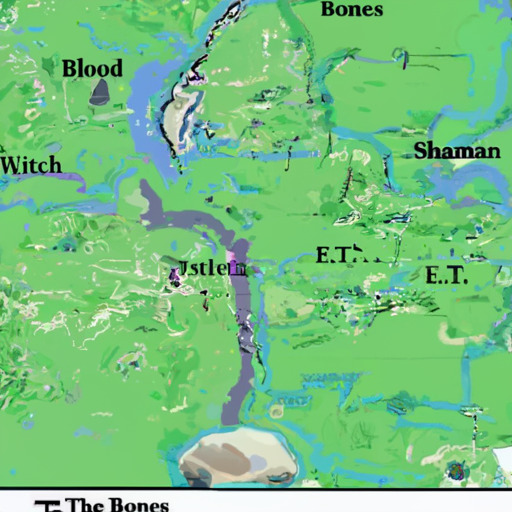 AI generated image.

The AI attempted to produce an image fitting the description:

a map of a map of a part of a map of a map .

The AI also tried to include legible text in the image. The text it tried to write was:

Bones
Blood
Shaman
Witch
E.T.
E.T.
The Bones