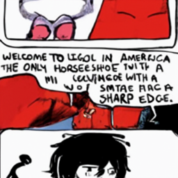  WELCOME TO LIGOLITU
 THE ONLY HORSESHOE IN AMERICA
 WITH A
 SHARP EDGE.