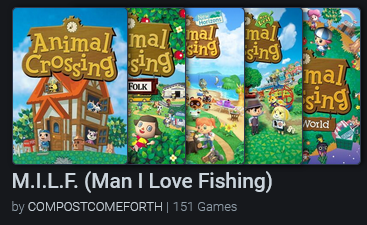 backloggd list: M.I.L.F. (Man I Love Fishing) with 151 games