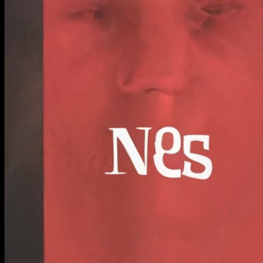 [Description] a photo of PERSON with the words No and Yes printed on the front of a red poster. I took this photo myself. [Text]NO [newline] yes