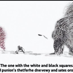  The one with the white and black squares.