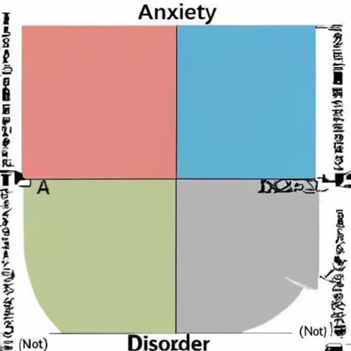 [Description] a diagram with five boxes, labeled Normal, ADHD, OCD, Autism, and Anxiety. Above the boxes is a title: ` [Text] Anxiety [newline]  ADHD [newline]  OCD [newline]  A Normal [newline]  Disorder [newline] (Not)
